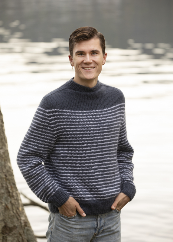 "Mars" Genser - Viking Design 2138-12 Kit - XS-XXL - Viking Alpaca Bris, fra Viking "Mars" Genser - Viking Design 2138-12 Kit - XS-XXL - Viking Alpaca Bris, fra Viking