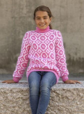"Maximus" Genser - Viking Design 2228-5 Kit - 2-14 år - Viking Alpaca Bris, fra Viking