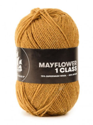 Mayflower 1 Class Garn Unicolor 01 Ingefær