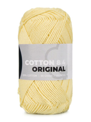 Mayflower Cotton 8/4 - 1404 Vanillegul, Bomuldsgarn, fra Mayflower