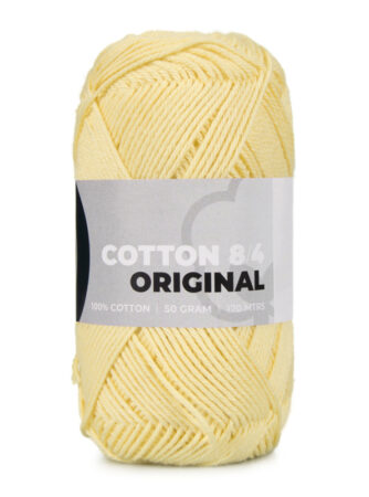 Mayflower Cotton 8/4 - 1404 Vanillegul, Bomuldsgarn, fra Mayflower