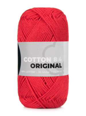 Mayflower Cotton 8/4 - 1411 Rød, Bomuldsgarn, fra Mayflower