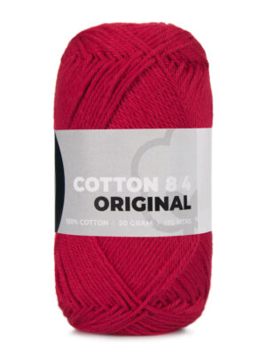 Mayflower Cotton 8/4 - 1412 Mørkerød, Bomuldsgarn, fra Mayflower