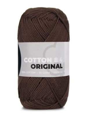 Mayflower Cotton 8/4 - 1436 Mørkebrun, Bomuldsgarn, fra Mayflower