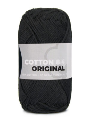 Mayflower Cotton 8/4 - 1443 Sort, Bomuldsgarn, fra Mayflower