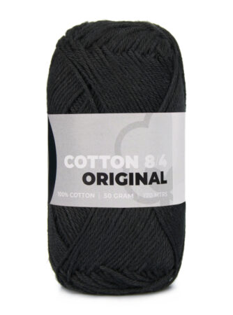Mayflower Cotton 8/4 - 1443 Sort, Bomuldsgarn, fra Mayflower