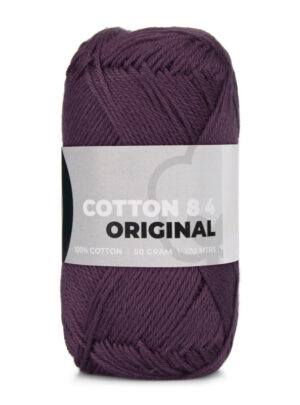 Mayflower Cotton 8/4 - 1444 Mørk Lilla, Bomuldsgarn, fra Mayflower