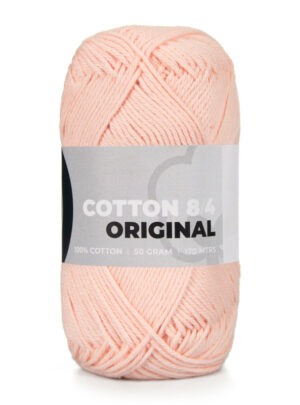 Mayflower Cotton 8/4 - 1447 Lys Fersken, Bomuldsgarn, fra Mayflower