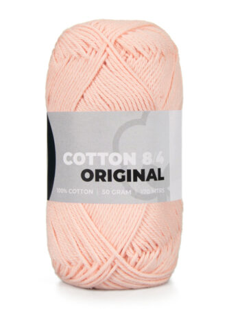 Mayflower Cotton 8/4 - 1447 Lys Fersken, Bomuldsgarn, fra Mayflower