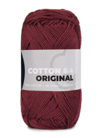 Mayflower Cotton 8/4 - 1454 Vinrød, Bomuldsgarn, fra Mayflower