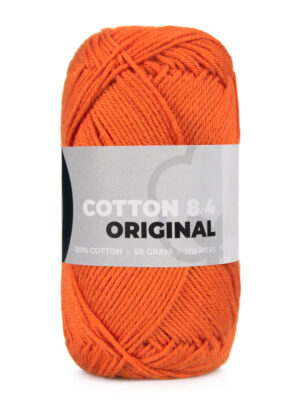 Mayflower Cotton 8/4 - 1494 Mørk Orange, Bomuldsgarn, fra Mayflower