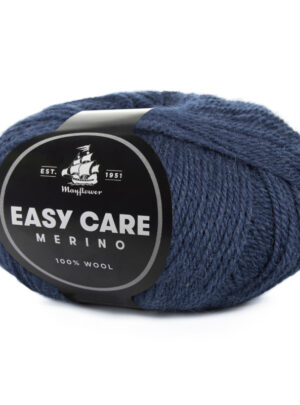 Mayflower Easy Care - 09 Marine, Merinogarn, fra Mayflower