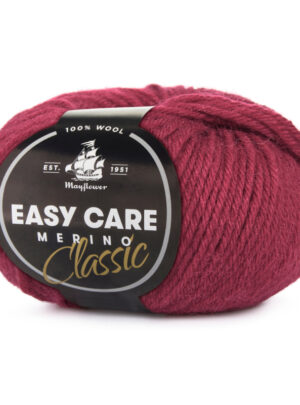 Mayflower Easy Care Classic - 227 Mørkerød, Merinogarn, fra Mayflower