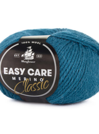 Mayflower Easy Care Classic - 293 Blå, Merinogarn, fra Mayflower