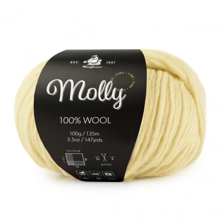 Mayflower Molly Fine Garn 03 Voksgul Mayflower Molly Fine Garn 03 Voksgul