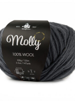 Mayflower Molly Fine Garn 18 Gråsort