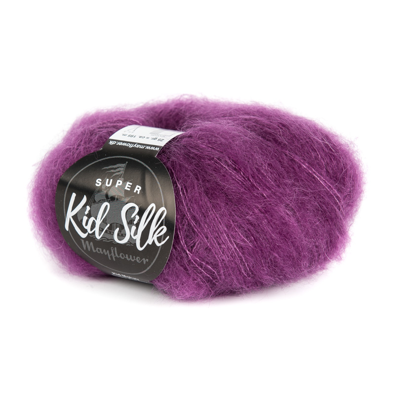 Mayflower Super Kid Silk - Lilla 17, Mohair/Silk, fra Mayflower Mayflower Super Kid Silk - Lilla 17, Mohair/Silk, fra Mayflower