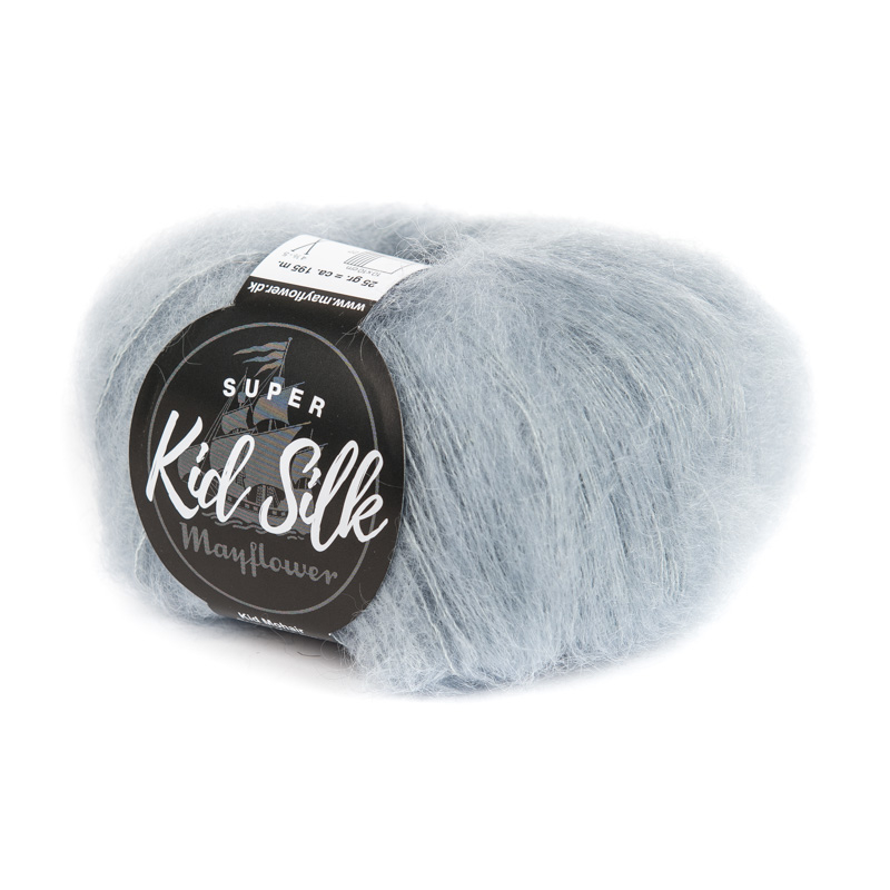 Mayflower Super Kid Silk - Lysegrå 07, Mohair/Silk, fra Mayflower Mayflower Super Kid Silk - Lysegrå 07, Mohair/Silk, fra Mayflower