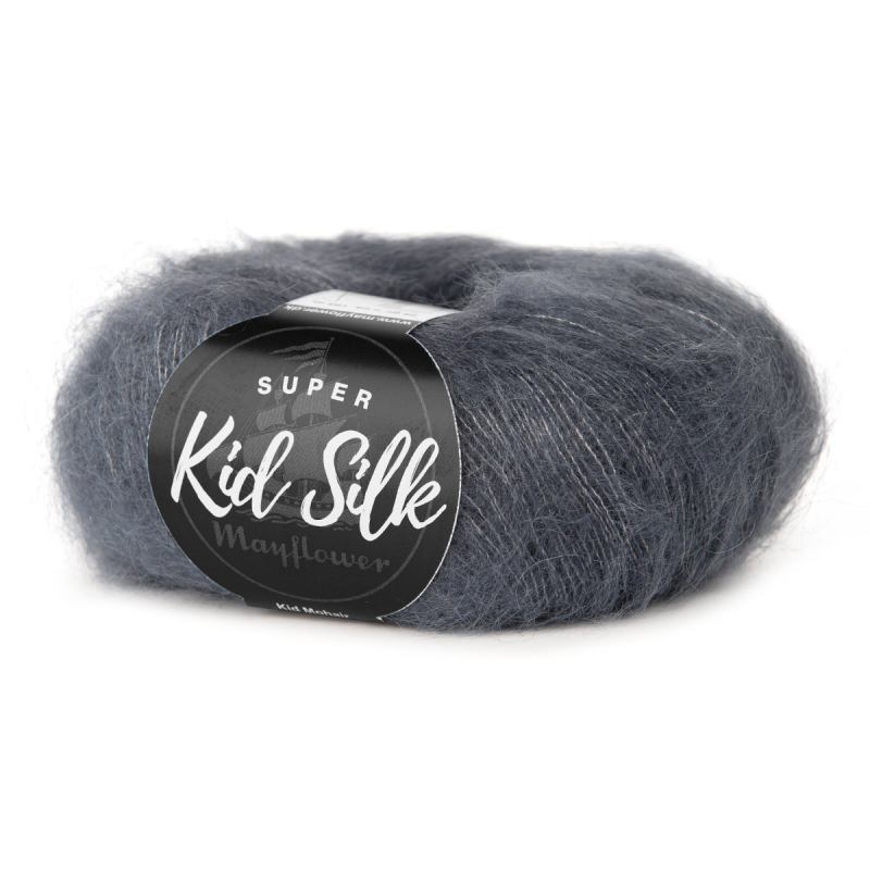 Mayflower Super Kid Silk - Meteorgrå 72, Mohair/Silk, fra Mayflower Mayflower Super Kid Silk - Meteorgrå 72, Mohair/Silk, fra Mayflower