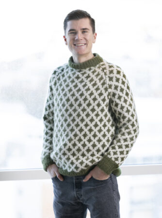 "Mill" Genser - Viking Design 2305-1 Kit - XS-XXL - Viking Alpaca Bris, fra Viking