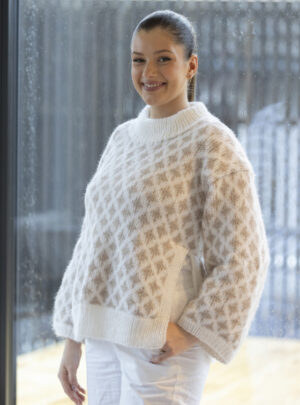 "Mølle" Genser, kort - Viking Design 2400-3 Kit - XS-XL - Viking Alpaca Bris, fra Viking