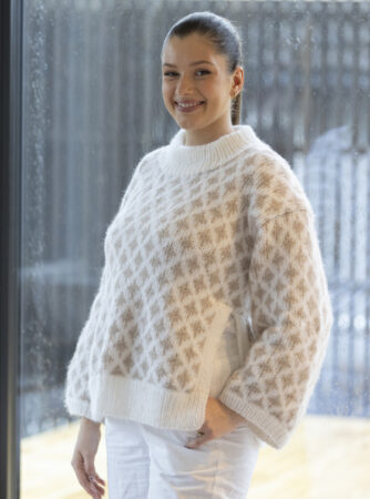 "Mølle" Genser, kort - Viking Design 2400-3 Kit - XS-XL - Viking Alpaca Bris, fra Viking