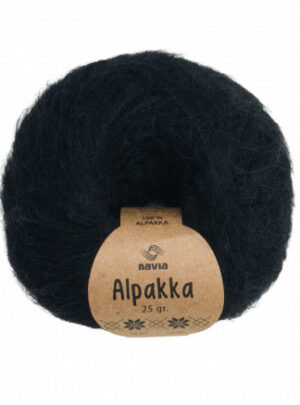Navia Alpakka Garn 807 Sort