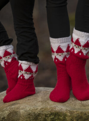 "Nisse" sokker - Viking Design 2032-8C Kit - str 24 - 46 - Viking Alpaca Storm, fra Viking