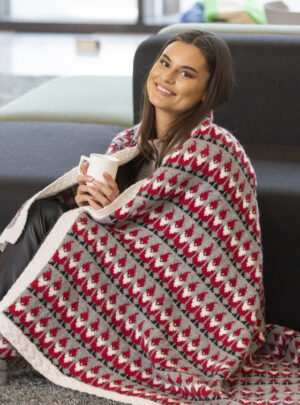 Nissetæppe - Viking Design 2334-23 Kit - 112 x 175 cm - Viking Alpaca Storm, fra Viking