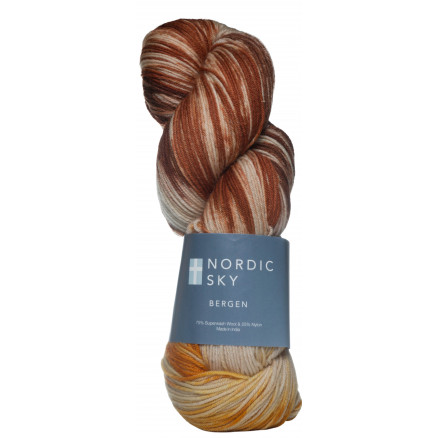 Nordic Sky Bergen Håndfarvet Garn 09 Nordic Sky Bergen Håndfarvet Garn 09