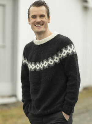 "Oltes" Genser - Viking Design 2316-5 Kit - XS-XXL - Viking Alpaca Bris, fra Viking