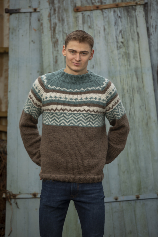 "Only" Genser - Viking Design 2107-8 Kit - XXS-XXL - Viking Alpaca Bris, fra Viking "Only" Genser - Viking Design 2107-8 Kit - XXS-XXL - Viking Alpaca Bris, fra Viking