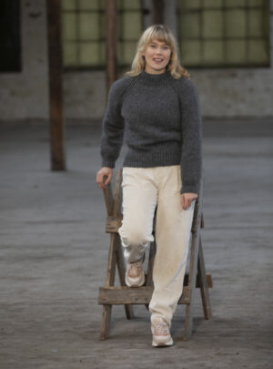 "Ottomine" Genser - Viking Design 2206-8 Kit - XS-XXXL - Viking Alpaca Bris, fra Viking