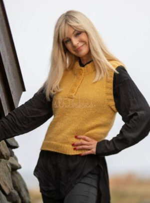 "Påskefin" Vest - Viking Design xtra-2 Kit - XS-XXL - Viking Alpaca Bris, fra Viking