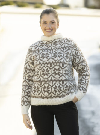 "Park" Genser - Viking Design 2316-7B Kit - XS-XXL - Viking Alpaca Bris, fra Viking
