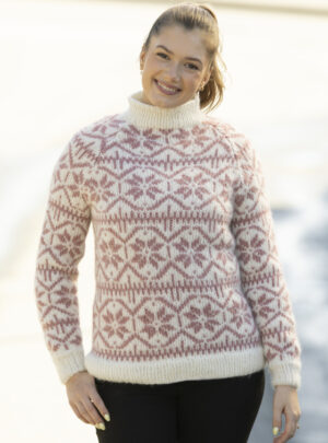 "Park" Genser - Viking Design 2316-7C Kit - XS-XXL - Viking Alpaca Bris, fra Viking