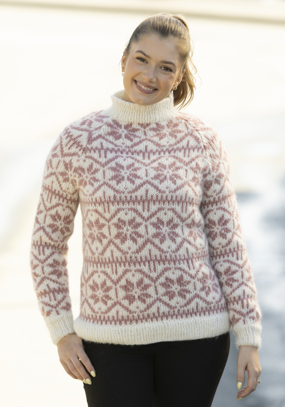 "Park" Genser - Viking Design 2316-7C Kit - XS-XXL - Viking Alpaca Bris, fra Viking "Park" Genser - Viking Design 2316-7C Kit - XS-XXL - Viking Alpaca Bris, fra Viking