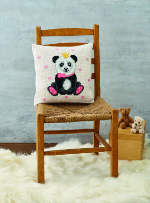 Permin Broderikit Panda 30x30cm
