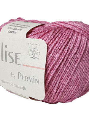 Permin Elise - Bomuld/cashmere - Fv 881106 Lyserød
