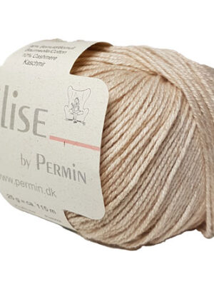 Permin Elise - Bomuld/cashmere - Fv 881111 Beige