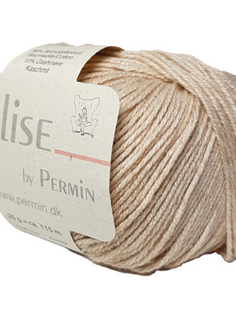 Permin Elise - Bomuld/cashmere - Fv 881111 Beige
