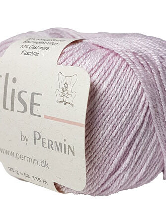 Permin Elise - Bomuld/cashmere - Fv 881118 Baby Lyserød