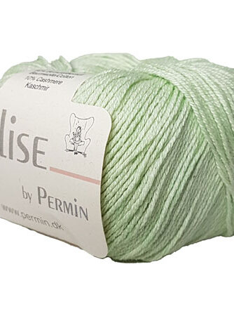 Permin Elise - Bomuld/cashmere - Fv 881123 Soft Lime