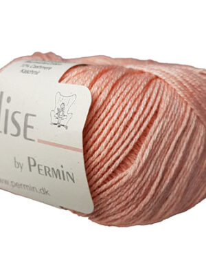 Permin Elise - Bomuld/cashmere - Fv 881124 Lakse Farvet