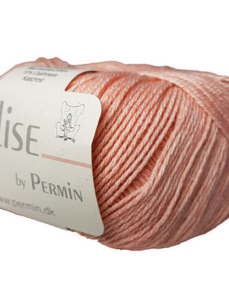 Permin Elise - Bomuld/cashmere - Fv 881124 Lakse Farvet