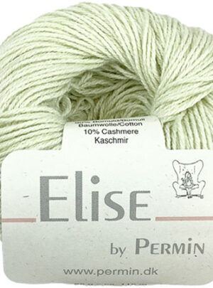 Permin Elise - Bomuld/cashmere - Fv 881126 Acid Lime