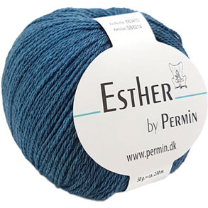 Permin Esther Garn - fv 883410 Mørk Petrol Permin Esther Garn - fv 883410 Mørk Petrol