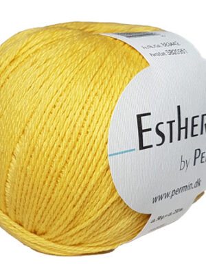 Permin Esther Garn - fv 883442 Gul