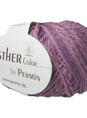 Permin Esther Garn - fv 883982 Lilla Rosa
