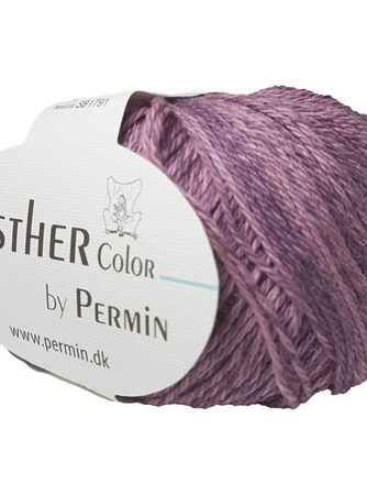 Permin Esther Garn - fv 883982 Lilla Rosa